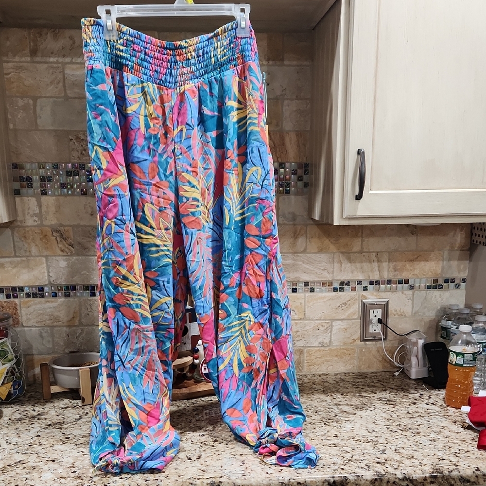 Kona Sol Multicolor Tropical Pants